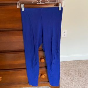 Blue leggings